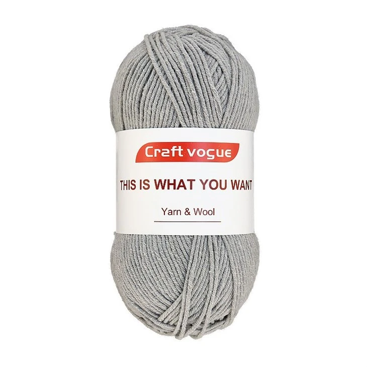 worsted weight cotton acrylic blend yarn